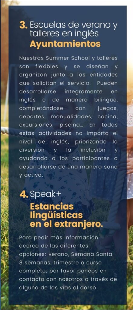 Sumadd Language Group. Servicios integrales para aprender inglés en la Pobla de Vallbona